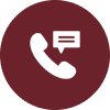 Phone icon with chat bubble